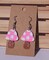 Mushroom Earrings, Toadstool Earrings, Two-Sided Earrings, Plant Earrings, Cottagecore Earrings, Mushroom Jewelry, Nature Earrings product 2